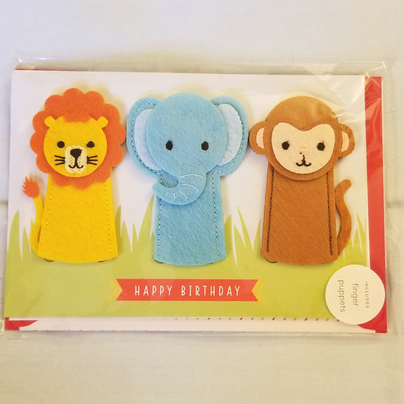 Hallmark Other - NWT Hallmark Card with 3 FINGER PUPPETS!!